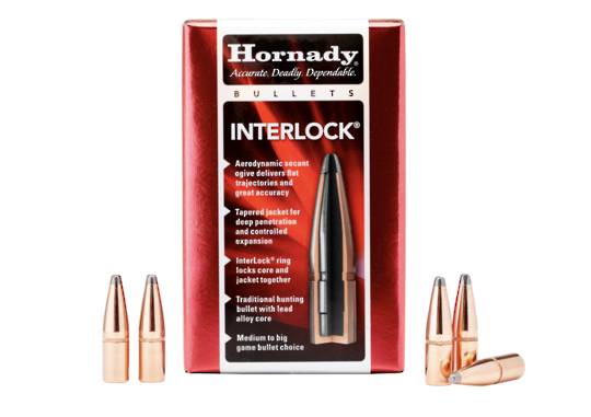 Hornady 25 Cal .257 117 gr InterLock® BTSP 2552 Box of 100